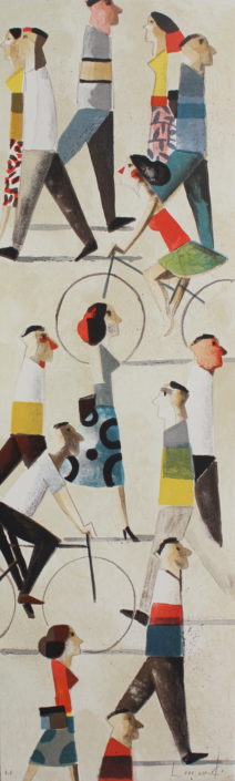Donde vas, by Didier Lourenco (Spain), LImited edition Lthography 73x22cm, HKD42000