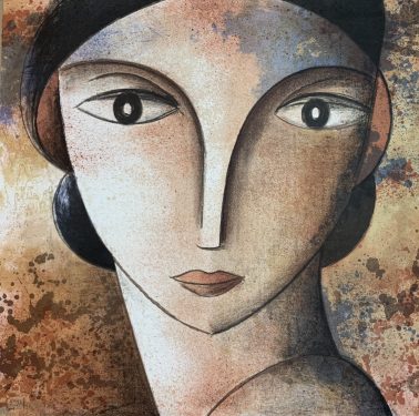 Face, by Didier Lourenco (Spain), Limited edition of lithography, 73x73cm, HKD8800