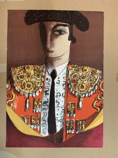 Hero, by Didier Lourenco (Spain), Limited edition of lithography, 66x90cm, HKD8000