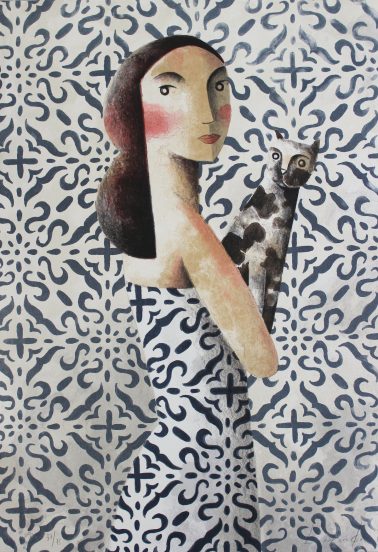 Invisible, by Didier Lourenco (Spain), Limited edition of lithography, 87x60cm, HKD8000