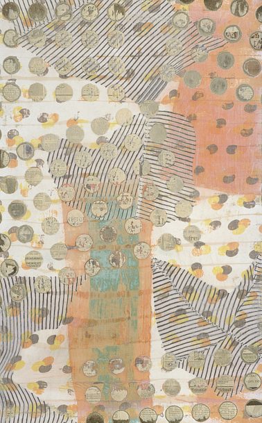 Kiss, by Peter Kauders, Mixed media on board, 80x50cm, HKD21000