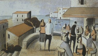 Mediterrani, by Didier Lourenco (Spain), Limited edition of lithography, 16 x28cm, HKD6000