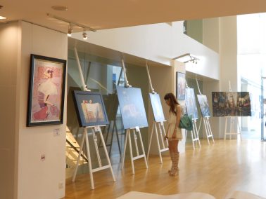 Photography by a Paintbrush exhibition at Gallery by the Harbour, 2013